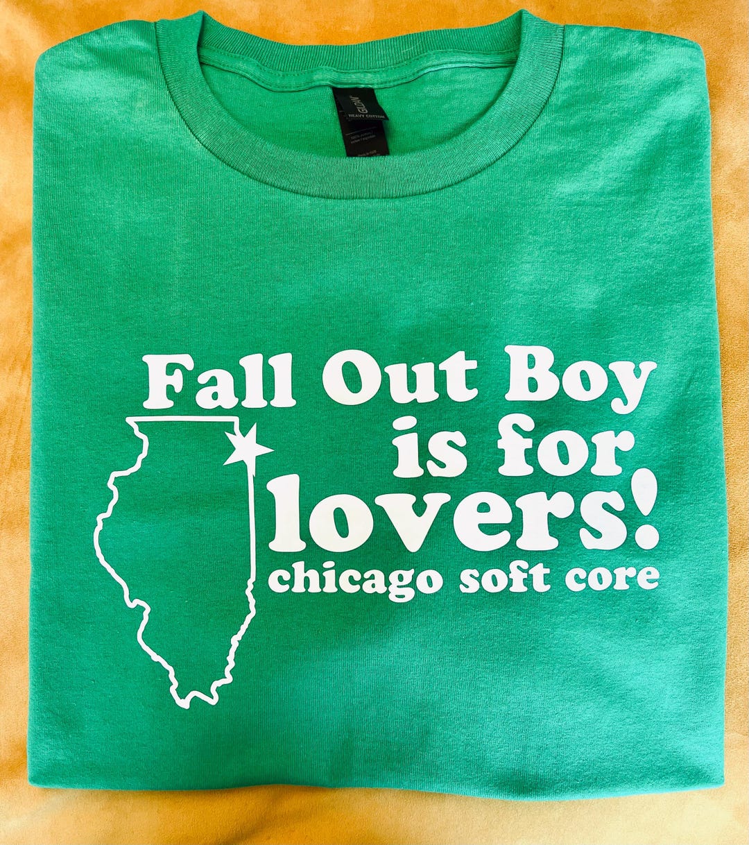 Fall Out Boy Shirt - Fall Out Boy is for Lovers Vintage Graphic Tee ...