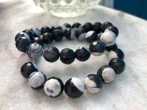 Black banded agate bracelet online