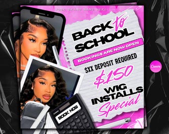 August booking flyer, August flyer