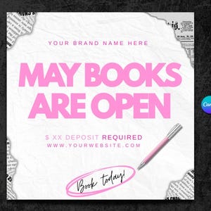 may booking flyer, may flyer