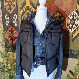 Ralph Lauren Western Cropped Down Puffer Vest