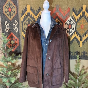 Vintage Ralph Lauren Faux Suede Barn Coat