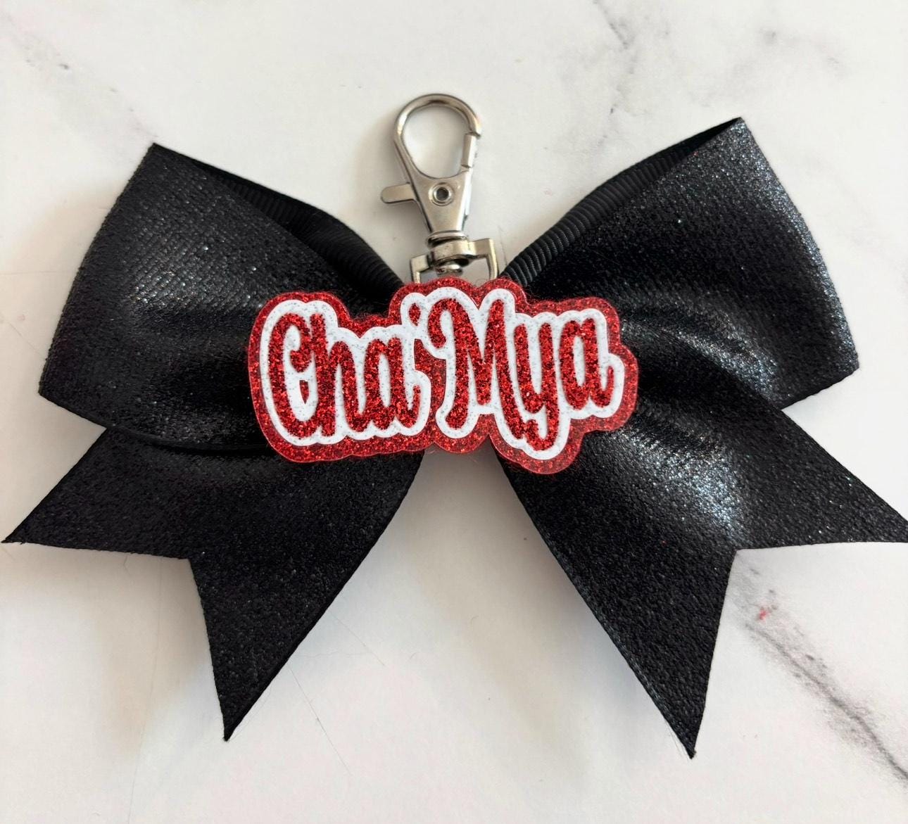 Custom - Cheer Bow Keychain