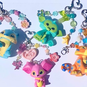 Wildworks Animal Jam animal figures keychains- Jazwares figures- Animal Jam Keychains | Nostalgic gift idea