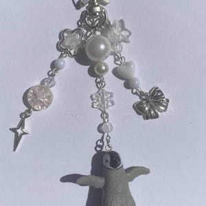 Cute Penguin figure keychain- Penguin and winter inspired keychain, bag, backpack, and purse charm | animal lover gift idea