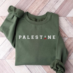 Palestine Sweatshirt, Palestine Shirt, Free Palestine Sweater, Palestine Flag Crewneck, Stand With Palestine Tshirt, Gaza Unisex Tee