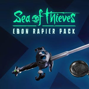 Sea of Thieves DLC Ebon Rapier Pack Limited Edition *DIGITAL CODE* Weltweit | Ebenholz Rapier, Obsidian Galionsfigur & Taschenuhr Code Bundle