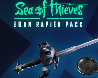 Sea of Thieves DLC Ebon Rapier Pack Limited Edition *DIGITAL CODE* Worldwide | Ebon Rapier, Obsidian Figurehead & Pocket Watch Code Bundle