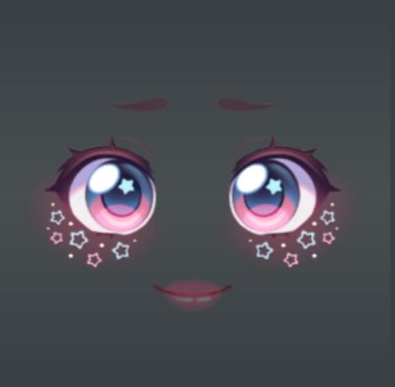 Roblox DLC Starry Eyes Sparkling Face Limited Edition *DIGITAL