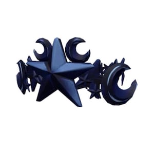 Roblox DLC Navy Queen of the Night Hat Limited Edition *DIGITAL Code* Worldwide | Series 2 Galaxy Girl Hat Super RARE Avatar Accessory