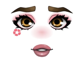 Contenu téléchargeable Roblox, édition limitée Sorority Star Face *Code NUMÉRIQUE* dans le monde entier | Éditeur d'avatar de code de jouet visage Star Sorority