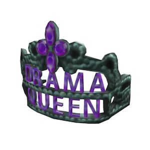 Roblox DLC Drama Queen Princess Tiara Crown Limited Edition *DIGITAL Code* Worldwide | Drama Queen Hat Celebrity Accessory Avatar