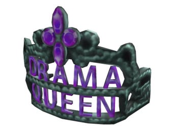 Roblox DLC Drama Queen Princess Tiara Crown Limited Edition *DIGITAL Code* Worldwide | Drama Queen Hat Celebrity Accessory Avatar