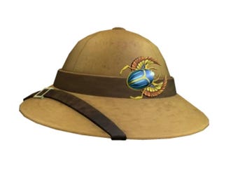 DLC Roblox, édition limitée du chapeau d'égyptologue *Code NUMÉRIQUE* dans le monde entier | Chapeau d'archéologue Chasseur de trésors Accessoire de safari Éditeur d'avatar