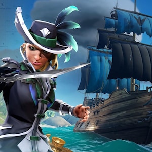 Sea of Thieves DLC Nightshine Parrot Pack Limited Edition *DIGITAL CODE* Weltweit | Nightshine Parrot Cutlass, Jacke, Hut, Galionsfigur