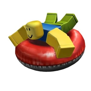 Roblox DLC Classic Noob Snow Tube Limited Edition *DIGITAL Kod* Världsomspännande | Specialeffekter för klassisk Noob Snow Tube-hatttillbehör