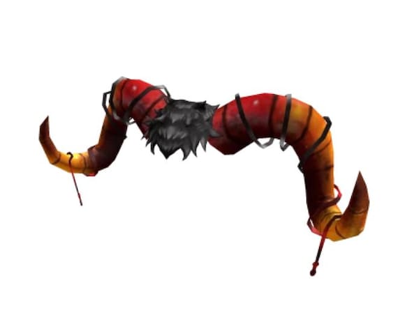 Roblox DLC Fiery Ram Horns Limited Edition *DIGITAL Code