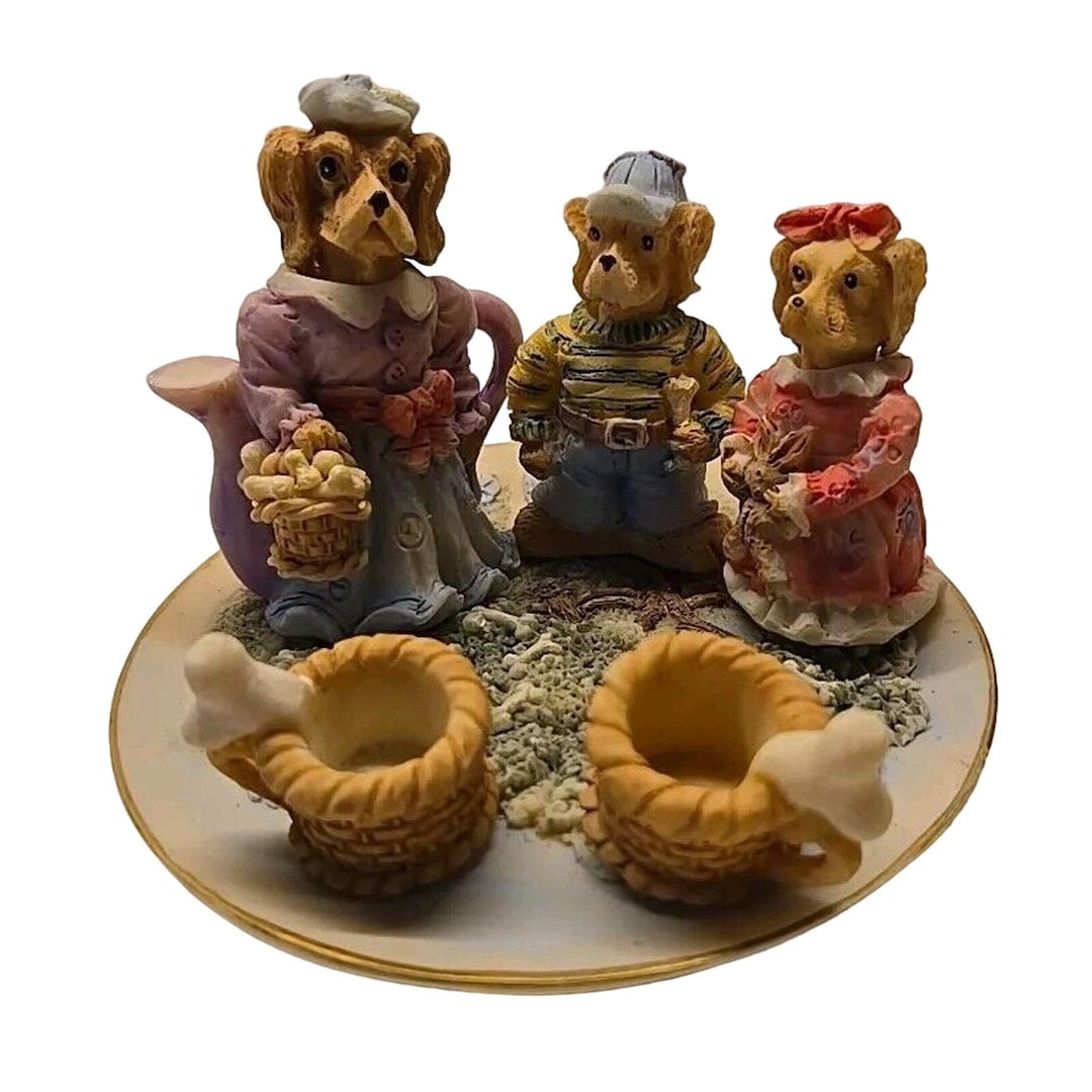Vintage Dog Miniature Tea Set for Display, Collect or Dollhouse - Etsy