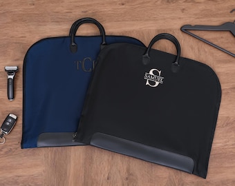 Custom  Embroidered Name Suit Bag,Groomsmen Gift,Father of Groom,Oxford Cloth Suit Bag,Canvas Suit Bag,Best Men Gift