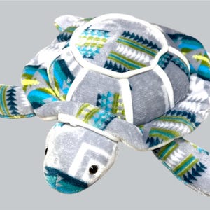 Plyschsköldpadda: 40 cm turkos gosedjur