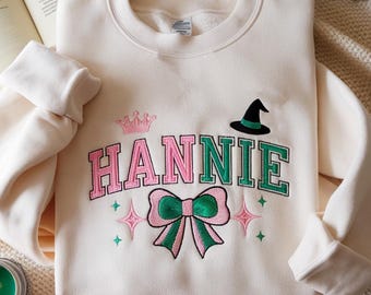 Bluza z haftem „Wicked Musical”, śliczna koszulka dla dzieci „Wicked Kid”, spersonalizowany sweter z imieniem dla dziecka, estetyka zmieniona na dobre, prezent dla dzieci