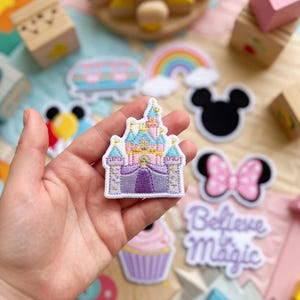 Disney Snacks Embroidered Patch, Disney Mickey Iron On Patches, Disney Castle Patch, Disney Trip Gift, World Disney World Patch