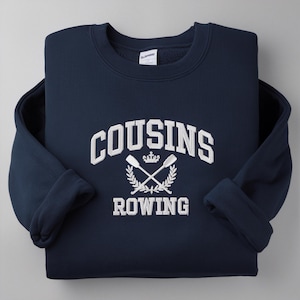Embroidered Cousins Beach TSITP Sweatshirt, Summer Girl Trip Shirt, Summer I Came Pretty Shirt, Beach Bach Party Crewneck, Cousins Shirt