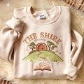 Embroidered The Lord Of The Rings Sweatshirt, The Shire Sweatshirt, Hobbit Lovers Gift, Tolkien Aragorn, Fantasy Book Lover, Bookworm Shirt product logo