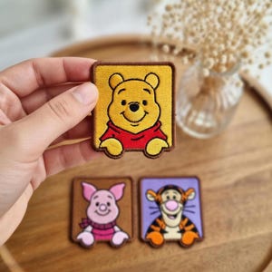 Disney Winnie The Pooh Embroidered Patch, Pooh Bear Tigger Piglet Iron On Jackets, Bags, Gift For Disney Pooh Bear Fans, Pooh Bear Patch