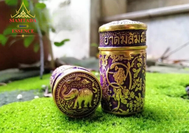 Thai Herbal Inhaler, Hand of Buddha som O Mue With Traditional Thai