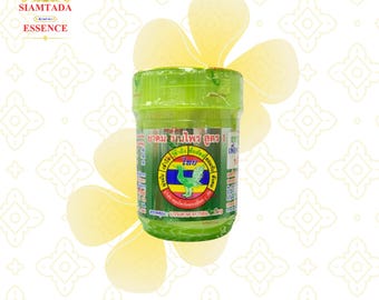 Thai Kräuterinhalator, natürliches Aromatherapie-Andenken, Bangkok Souvenir Geschenk (grün / gelb / weiß)
