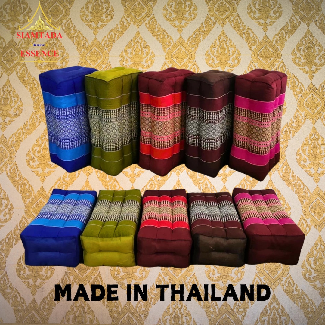 Authentic Thai Kapok Yoga Meditation Cushion Seat Pillow – Buddha