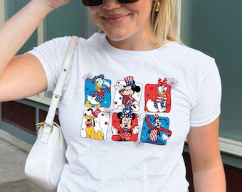 Shirt Mickey Friends, shirt patriottische Memorial Day, Disney 4 juli shirt, Disney 4 juli USA shirt, 4 juli shirt, Mickey USA shirt