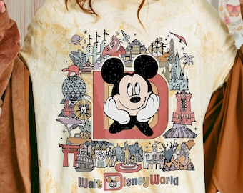 Retro Mickey Mouse Disneyworld Shirt - Comfort Colors Colorblast Tee