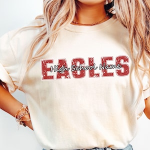 Personalized Mascot T-Shirt: Custom School Spirit Tee