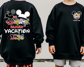 Disney 2026 Family Vacation Shirts, Mickey Castle 2026 Shirts, Disneyland Family Trip Shirt, Custom Mickey Trip Shirt, Youth Hoodie