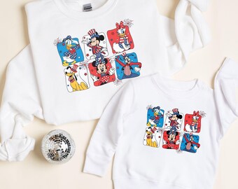 Micky Freunde Shirt, Vaterländischen Gedenktag Shirt, 4. Juli Shirt, Disney 4. Juli USA Shirt, 4. Juli Shirt, Mickey USA Shirt