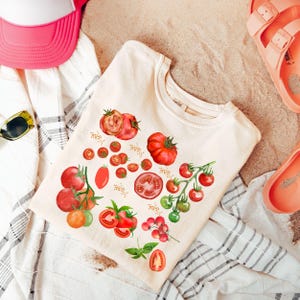 Comfort Colors Tomato Shirt: Cottagecore Garden Tee