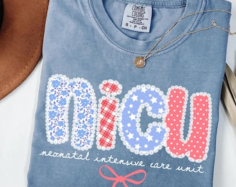 Comfort Colors® NICU Nurse Shirt , Comfort Colors nicu Nurse Gift, Cute nicu shirt, NICU Nurse appreciation, baby nurse shirt