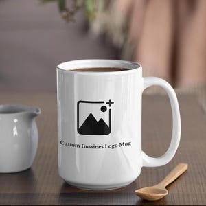 Personalized Logo Mug, Office Mug, Company Logo Mug, Custom Logo Mug, Custom Mug With Logo, Company Gift, Personalized Company Logo Cups