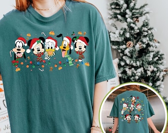 Disney Christmas Tee, Mickey’s Very Merry Christmas Party Shirt, Mickey & Friends Christmas Sweatshirt, Disneyland Xmas Family Holiday Shirt