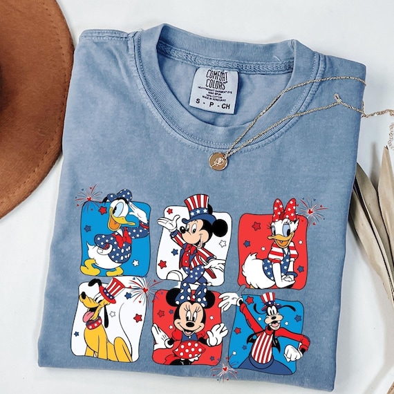 Mickey Friends Shirt, Patriotic Memorial Day Shirt, Disney 4th of July Shirt, Disney 4th of July USA Shirt, 4th July Shirt, Mickey USA Shirt