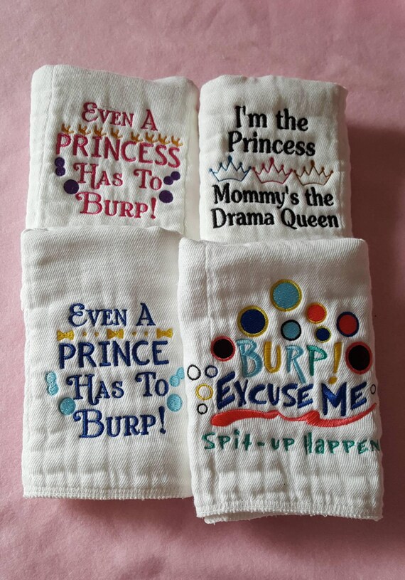 Baby Burp Cloth with Cute Sayings Baby Shower Gift New Baby Etsy