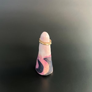 Handmade Ceramic Ring Cone | Gift For Her | Ceramic Ring Holder Cone | Pottery Ring Cone | Ring Display | Ceramic Ring Tree | Boho Ring Cone