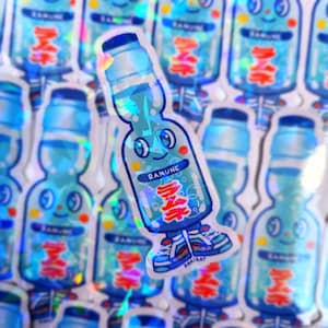 Ramune sticker | vinyl sticker, die-cut sticker, cute sticker, kawaii sticker , japanese sticker, food sticker, laptop sticker
