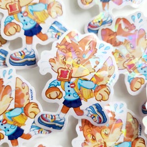 School uniform kindergarten cat sticker | vinyl sticker, die-cut sticker, cute sticker, kawaii sticker , holographic sticker, laptop sticker