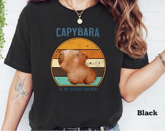 Capybara Shirt, Capybara T-Shirt, Tierliebhaber Shirt, Geschenk für Capybara-Liebhaber, Geschenk für Tierliebhaber, Geschenk für Mama, Capybara Mom Shirt.