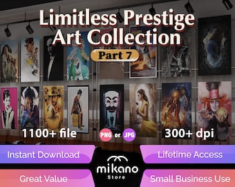 Movie Poster Art Bundle: 1100+ Cinema Character Prints (Digital Download)