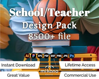School Teacher Design Bundle, 8500+ Graphics (ai, eps, pdf, dxf, png, jpg, psd)