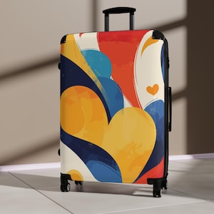 Travel Suitcase - Luggage Travel Bags Suitcases, Traveler Gift, Carry-On Bag, Vacation Essential, Wanderlust Gear
